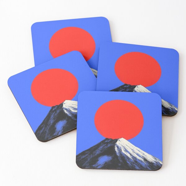 Item preview, Red sun over Mount Fuji designed and sold by potraitsbyana.