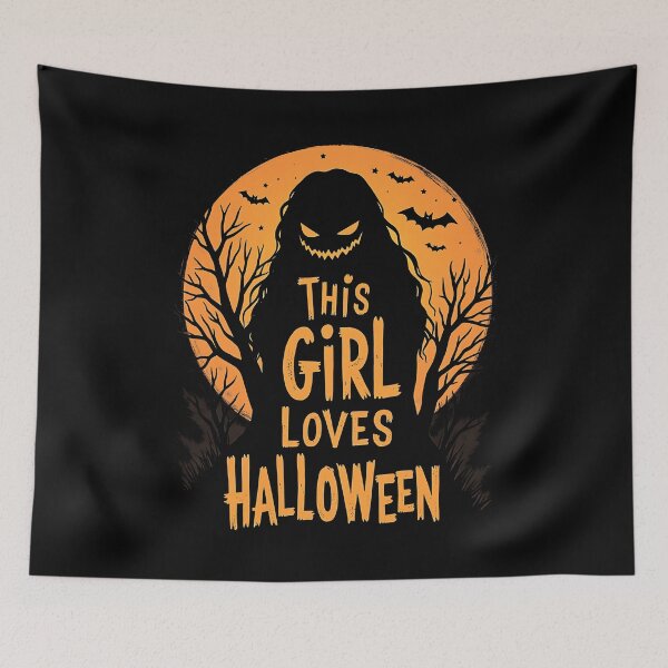 Item preview, This Girl Loves Halloween Funny Spooky Gift designed and sold by Say It With Ink.