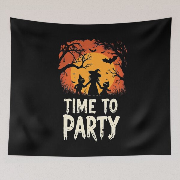Item preview, Time To Party Funny Witch Halloween Gift designed and sold by Say It With Ink.