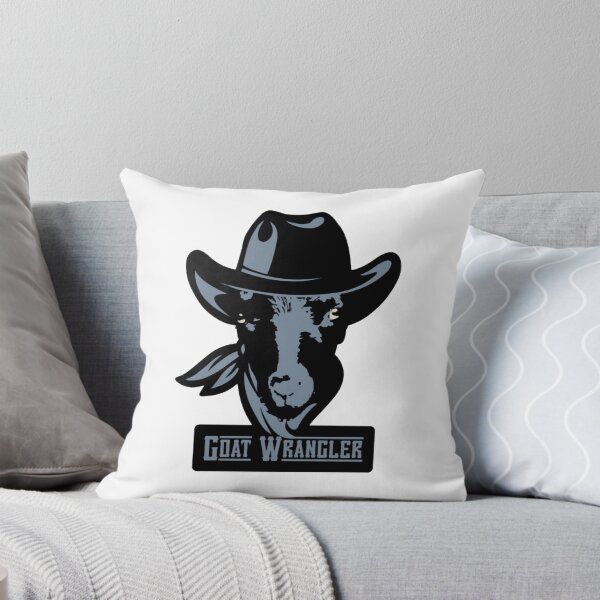 Item preview, Goat Wrangler Western Cowboy Retro Farm Art designed and sold by Simplesaints.