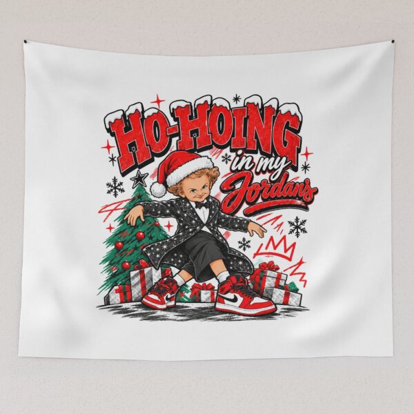 Item preview, Ho-Hoing in My Jordans Christmas designed and sold by Tonkhawartwork.