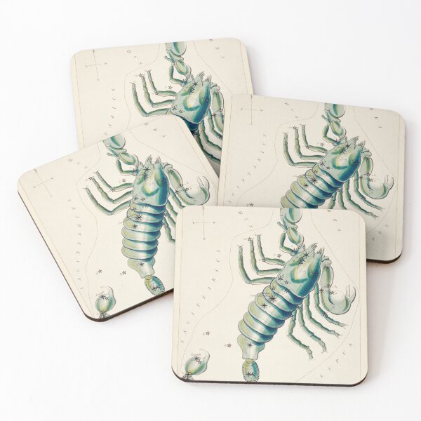 Item preview, Scorpio Astronomical Chart Illustration Vintage designed and sold by LabFish Creations.