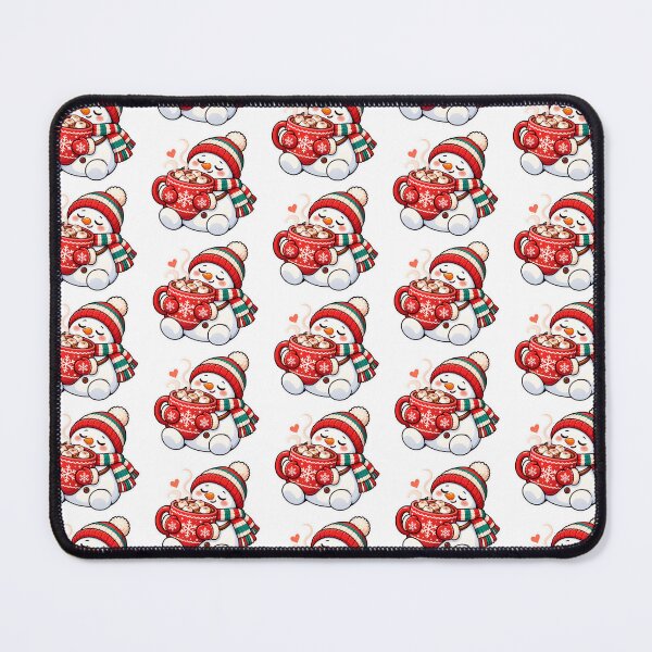 Item preview, Sleepy Snowman Cocoa Christmas Sticker designed and sold by PriyankaSonara.
