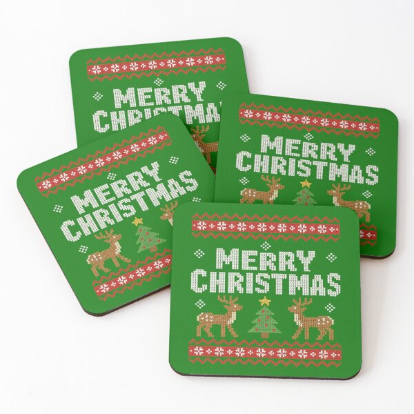 Item preview, Merry Christmas Ugly Christmas Pattern designed and sold by Vision Crafted.