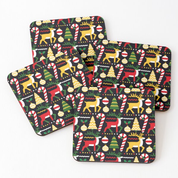Item preview, Ugly Christmas Sweater Pattern - Retro Holiday Seamless Design designed and sold by Bionson Art.