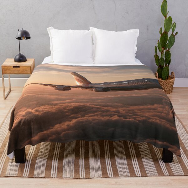 Item preview, Emirates A380 Above the Sunrise Clouds designed and sold by Skyframe Aviation.