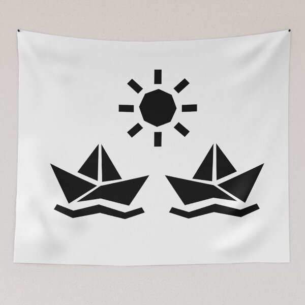 Item preview, Little Boats, Big Adventures – Geometric Origami Art designed and sold by matybrak.