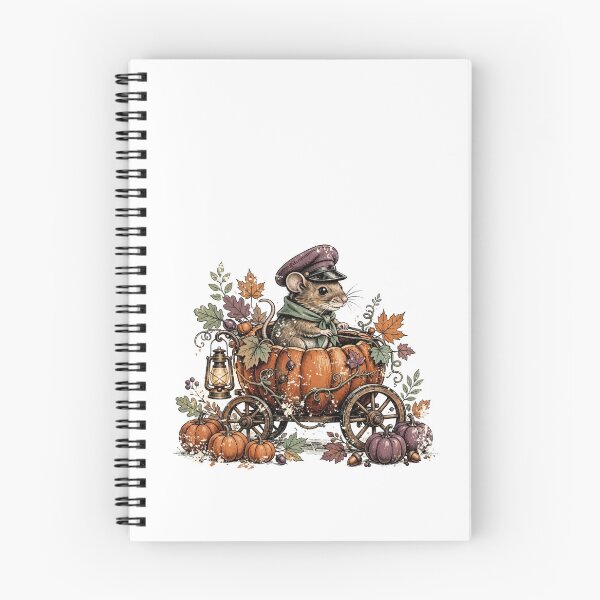 Item preview, Cute Halloween Mouse — Chauffeur Mouse Driving a Pumpkin Carriage designed and sold by AASU247.