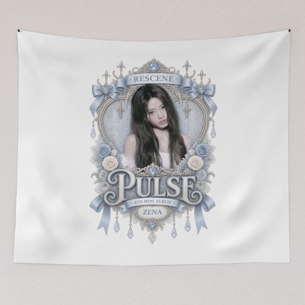 Item preview, Soft Blue Lace Arch Zena RESCENE Pulse Visual designed and sold by Valereekmerch.