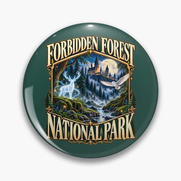 Item preview, Forbidden Forest National Park | Retro Fantasy Forest Adventure designed and sold by Aesthetic-Avenue.