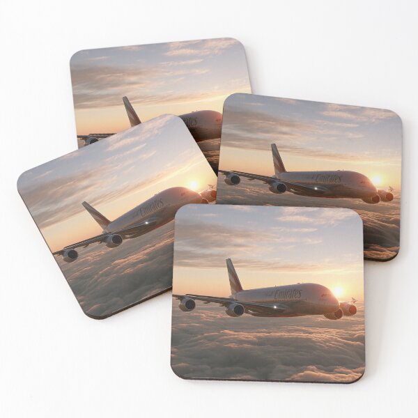 Item preview, The A380 Meets the Morning Sun designed and sold by Skyframe Aviation.