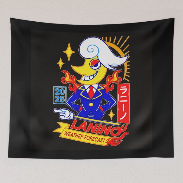 Item preview, Lanino Weather Forecast 2025 La Niña Climate Science designed and sold by EuphemiaFa.
