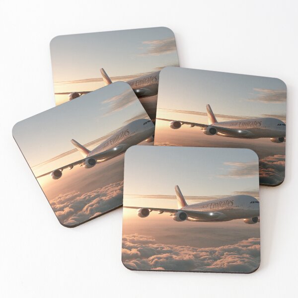 Item preview, Emirates in the First Light of Day designed and sold by Skyframe Aviation.
