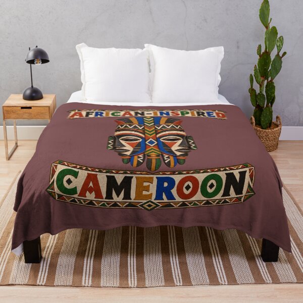 Item preview, African Inspired Cameroon Double Face Mask Art designed and sold by puzzell.
