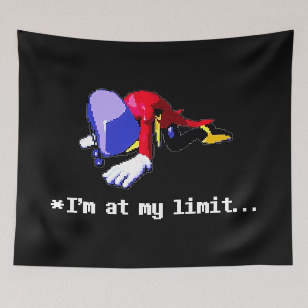 Item preview, I'm At My Limit Knuckles Sonic The Hedgehog Gaming Meme Fan designed and sold by EuphemiaFa.