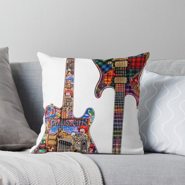 Item preview, Psychedelic Collage and Tartan Guitar Duo designed and sold by Slyfish.