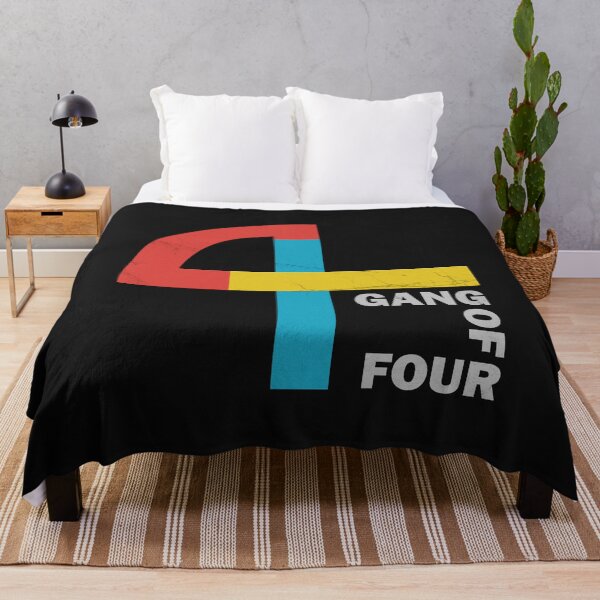 Item preview, Gang of Four Post-Punk Vintage Graphic – Minimalist 80s New Wave Band Shirt designed and sold by THE MODA STEREO.