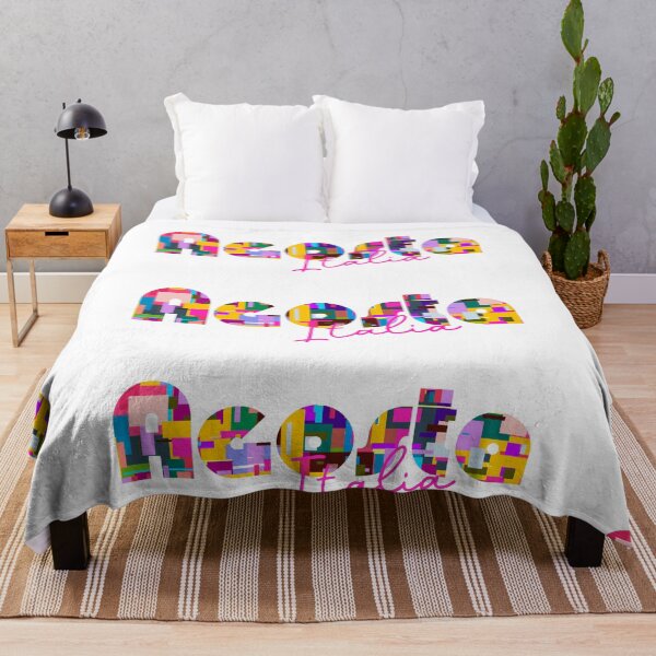 Item preview, Agosta, Roma Capitale, Italy, Italia, colorful typography design for travellers designed and sold by Wanderful-roads.