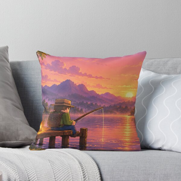 Item preview, Minecraft Fishing Lake designed and sold by Bram's Adventure Art.