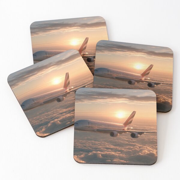 Item preview, Emirates Superjumbo at Golden Hour designed and sold by Skyframe Aviation.