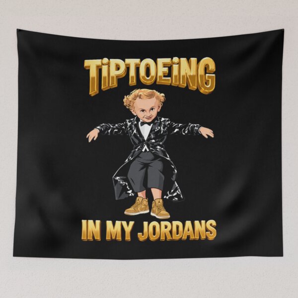Item preview, Tiptoeing in my Jordans designed and sold by Tonkhawartwork.