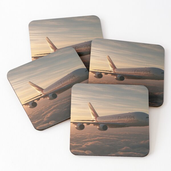 Item preview, The Majesty of the A380 at Sunrise designed and sold by Skyframe Aviation.
