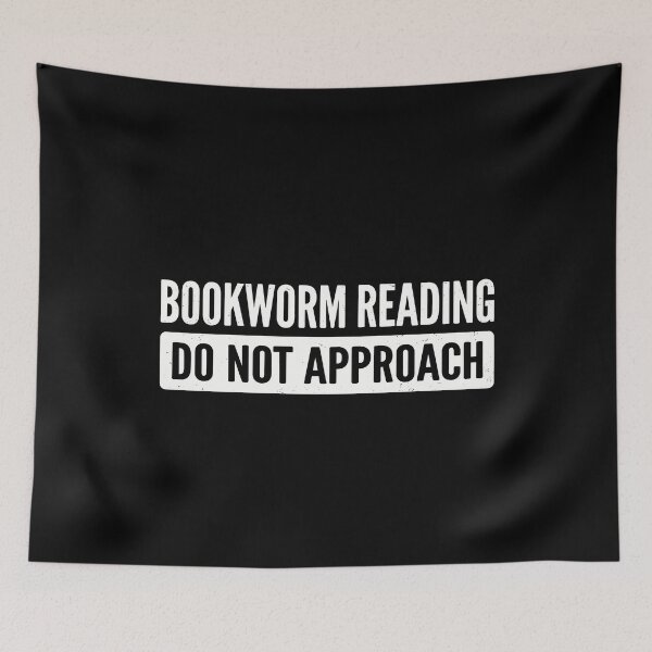 Item preview, Bookworm Reading - Do Not Approach designed and sold by dudelinart.