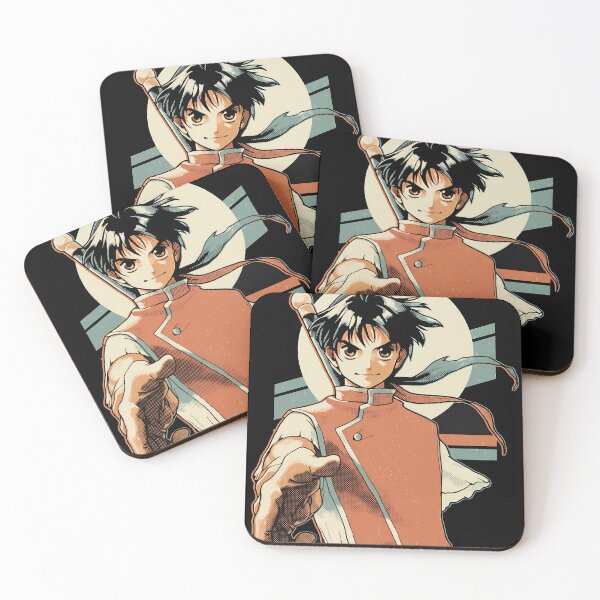 Item preview, Tir McDohl Suikoden Retro Anime Gaming Streetwear Tee designed and sold by Senpaiwaves.