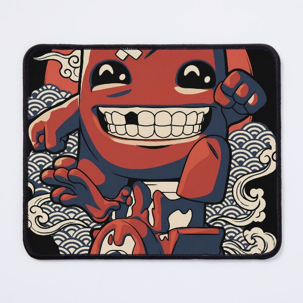 Item preview, Meat Boy Super Meat Boy Ukiyo-e Gamer Graphic Tee designed and sold by Senpaiwaves.