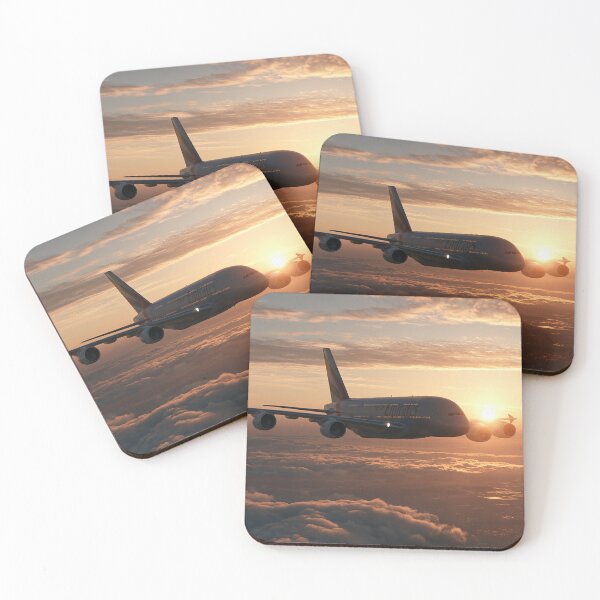 Item preview, Emirates A380 in Amber Skies designed and sold by Skyframe Aviation.