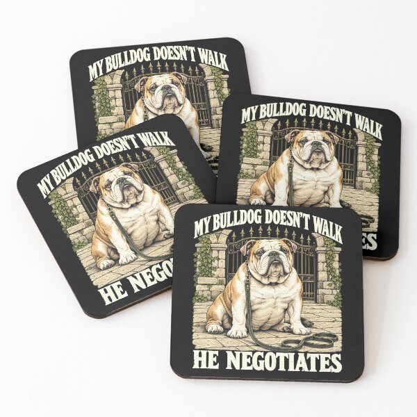 Item preview, My Bulldog Prefers to Negotiate designed and sold by elderberry.