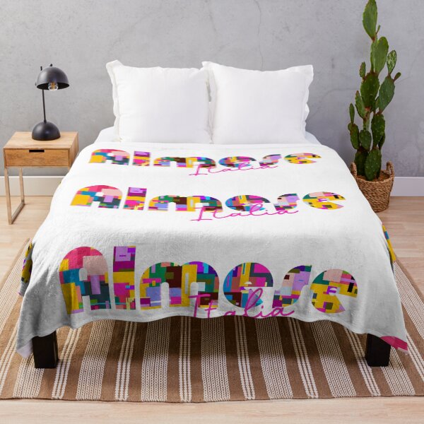 Item preview, Almese, Torino, Italy, Italia, colorful typography design for travellers designed and sold by Wanderful-roads.