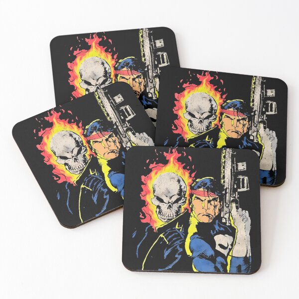Item preview, Ghost Rider & Punisher  Vintage designed and sold by Norkute-lily.