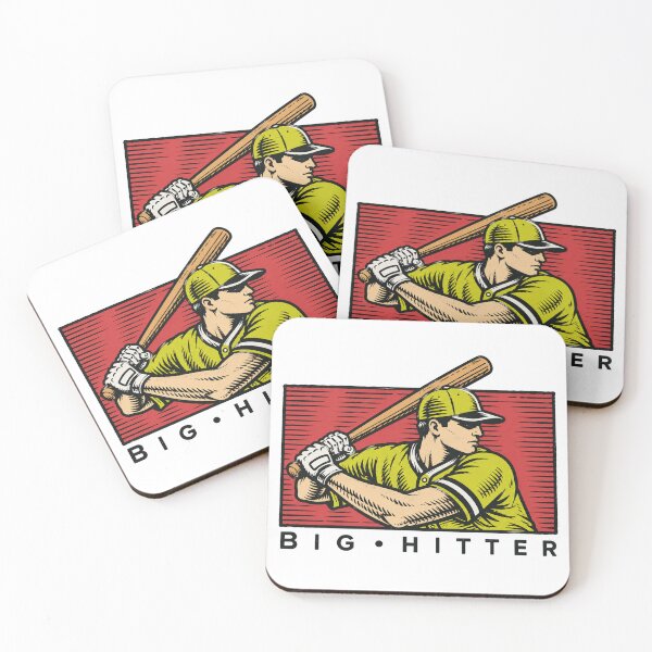 Item preview, Big Hitter - Retro Vintage Baseball Illustration designed and sold by Grove of Things.