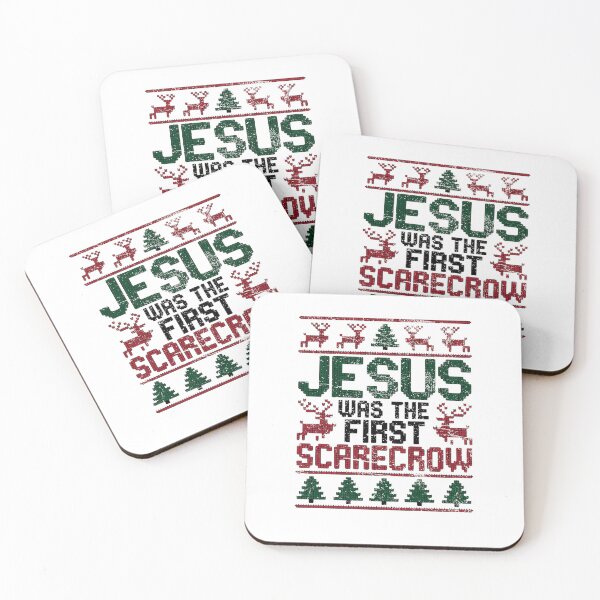 Item preview, Jesus was The First Scarecrow Ugly Sweater Style christmas designed and sold by ConklinZ.