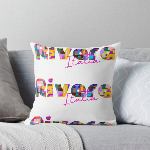 Item preview, Rivara, Torino, Italy, Italia, colorful typography design for travellers designed and sold by Wanderful-roads.