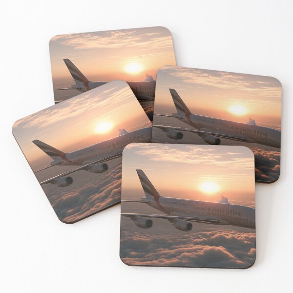 Item preview, A380 Silhouette in Golden Light designed and sold by Skyframe Aviation.