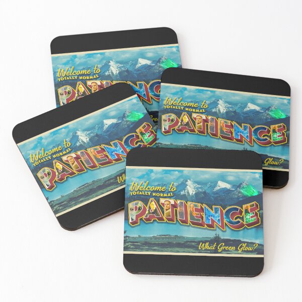 Item preview, PATIENCE, COLORADO VINTAGE POSTCARD - RESIDENT ALIEN designed and sold by ChaiDonne.