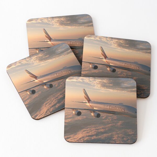 Item preview, Emirates A380 in the Morning Glow designed and sold by Skyframe Aviation.