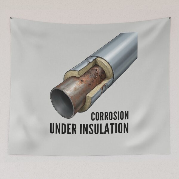 Item preview, Corrosion Under Insulation CUI Engineering designed and sold by Amr Darwish Graphic designer.