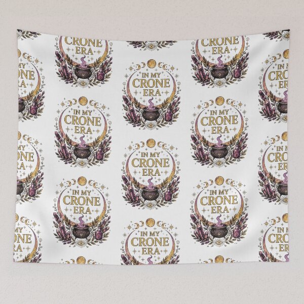 Item preview, In My Crone Era Witchy Gothic Botanical designed and sold by ConklinZ.