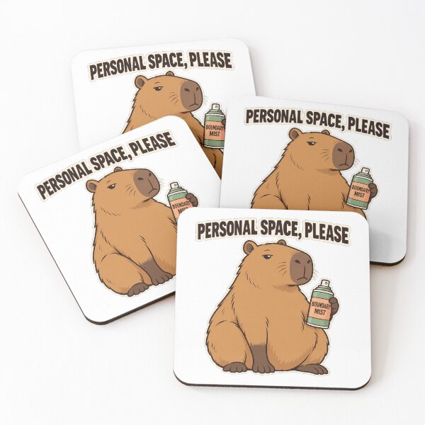 Item preview, Personal Space, Please – Funny Capybara designed and sold by the-dovlat.