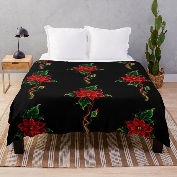 Item preview, Smoky Poinsettia - Red Christmas Star designed and sold by Kek-Ina.