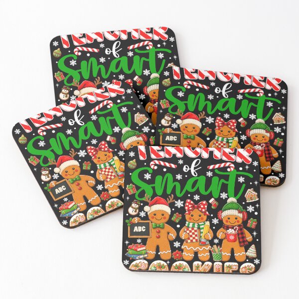 Item preview, Teacher Of Smart Cookies Cute Christmas Gingerbread designed and sold by varin-studio.