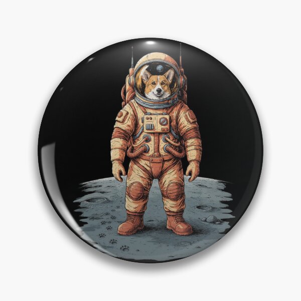 Item preview, Funny Corgi Dog Astronaut Space Explorer  designed and sold by No Excuses Supply.