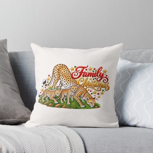 Item preview, Merry Christmas Cheetah – African Wildlife Holiday Design designed and sold by annenambiro.