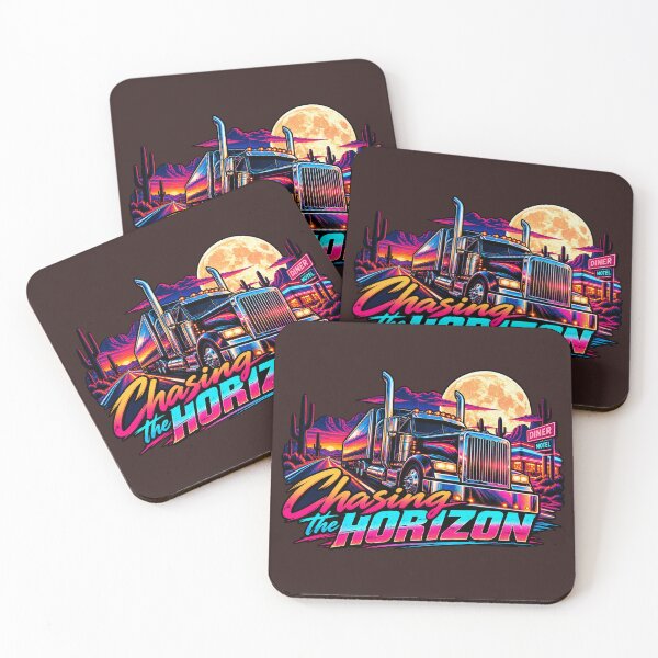 Item preview, Chasing The Horizon Trucker & Desert Moon designed and sold by NomadForge.