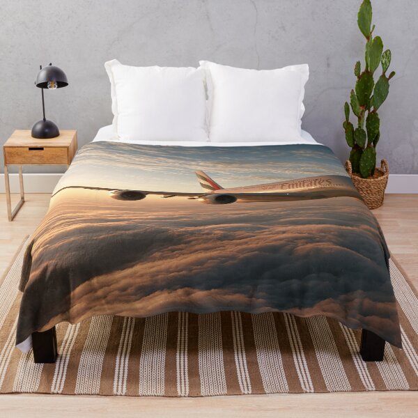 Item preview, Emirates A380 Across the Amber Horizon designed and sold by Skyframe Aviation.