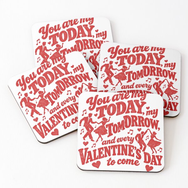 Item preview, You Are My Today My Tomorrow Every Valentine's Day to Come Dancing Couple Love Quote designed and sold by JOSUQART.