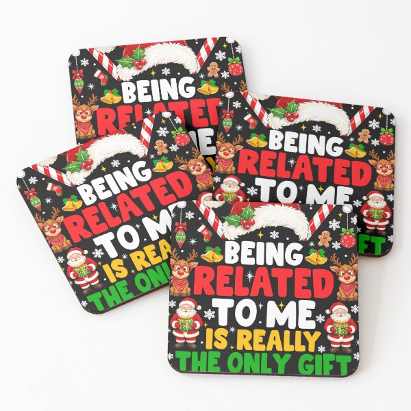 Item preview, Being Related To Me Is Really The Only Gift You Need Funny Christmas designed and sold by varin-studio.